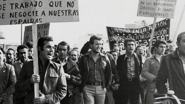 el entusiasmo - foto (13) - Julián Martín Cuesta_ Manifestación trabajadores de SEAT (1977)