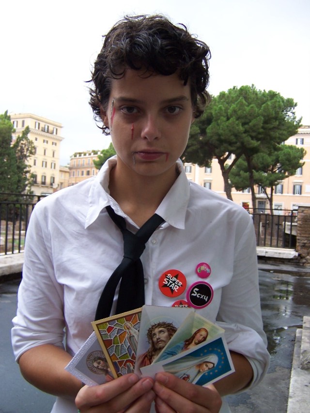 IPOTESI PER UN DELIRIO di FLAVIO SCIOLE' foto dal set (Arkivio Sciolè, 2005)